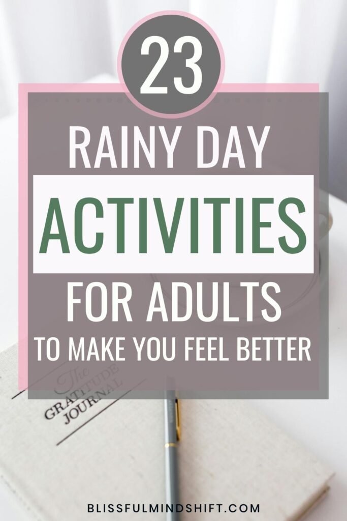 A rainy day doesn't have to mean a wasted day. This post rounds up 23 rainy day activities for adults that are actually worth your time and help you feel better by the end of them. There's a mix of ideas so you can pick whatever fits your mood. With 23 options on the list, something is bound to click. Head over to the post to see all of them.