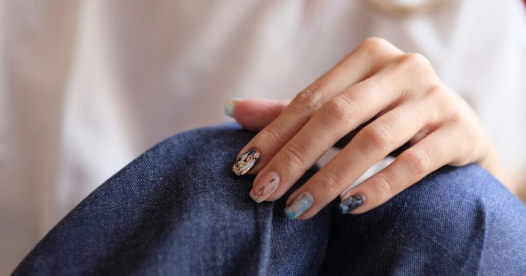 Moody Galaxy Mix And Match Nails