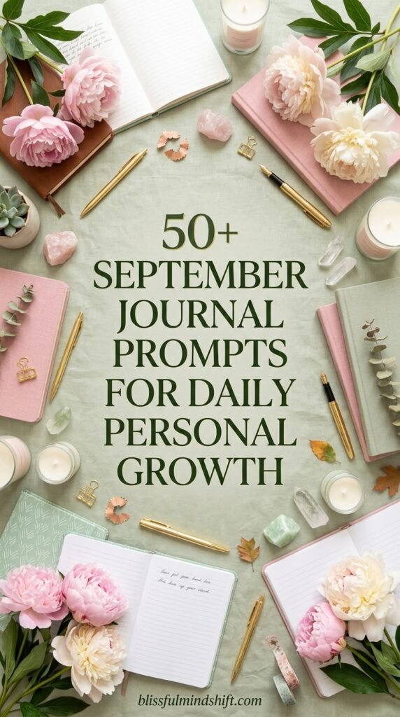 Building a meaningful writing habit does not have to feel overwhelming when you have clear inspiration every morning. Exploring these September prompts gives you a simple framework to connect with your goals and boost your personal development. These creative journal prompts for September will guide you through gentle self reflection so you can feel clear and grounded all month long. Start today and explore the ideas to transform your autumn routine.