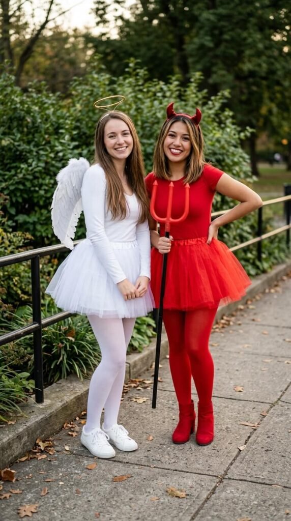 Angel and Devil Halloween costume