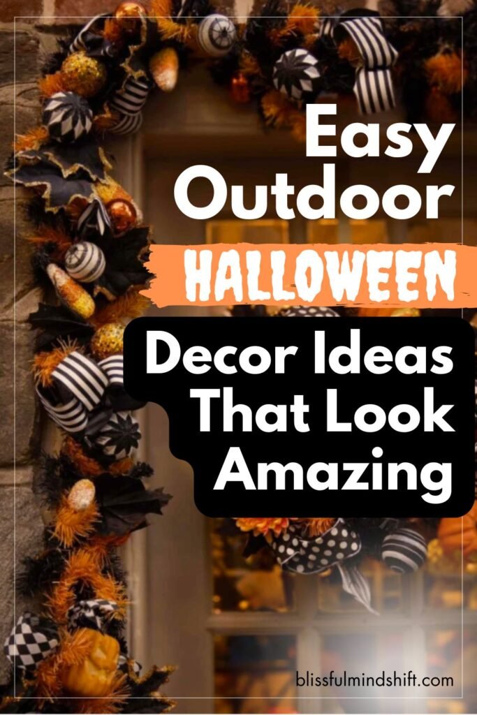 You don't need a big budget to make your porch look amazing. These Halloween decor ideas use simple stuff like pumpkins, fabric, and dollar store spiders to create outdoor Halloween decor that looks like it came from a magazine.