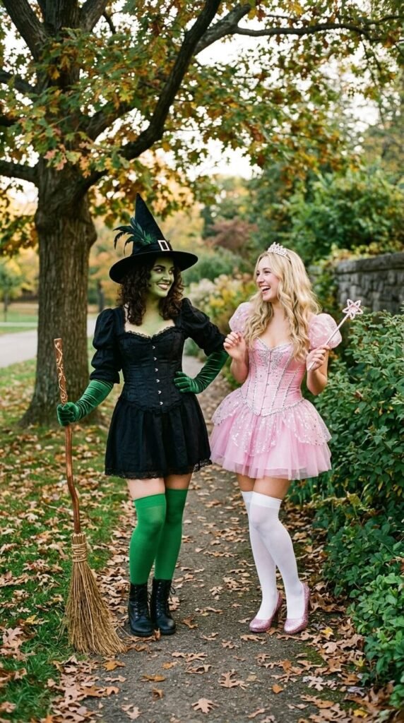 Elphaba and Glinda from Wicked