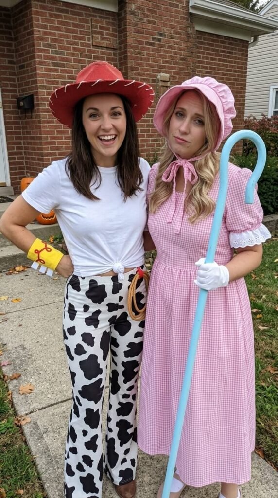 Jessie and Bo Peep from Toy Story