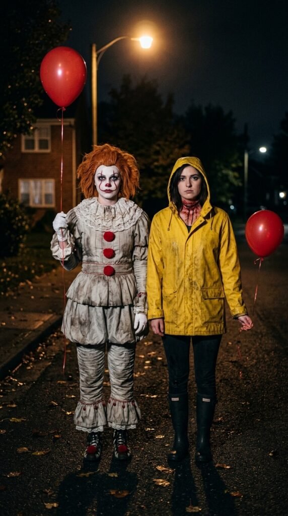 Pennywise and Georgie from IT