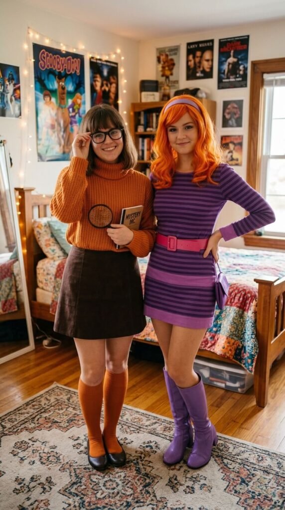 Velma and Daphne from Scooby-Doo