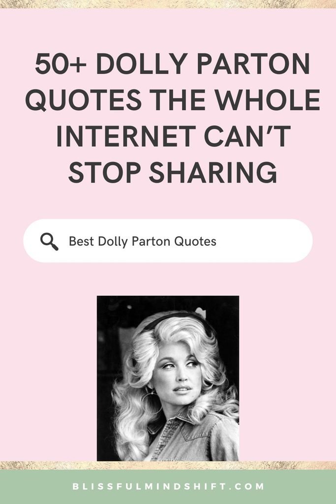 I put together this collection of 50+ real Dolly Parton quotes, on staying true to yourself, chasing your dreams, mistakes that turned into blessings, faith, beauty, and her sharp sense of humor too. She actually said every single one of these. If you need a little Dolly wisdom for whatever kind of day you're having, I sorted this list by mood so you can find the right one fast.