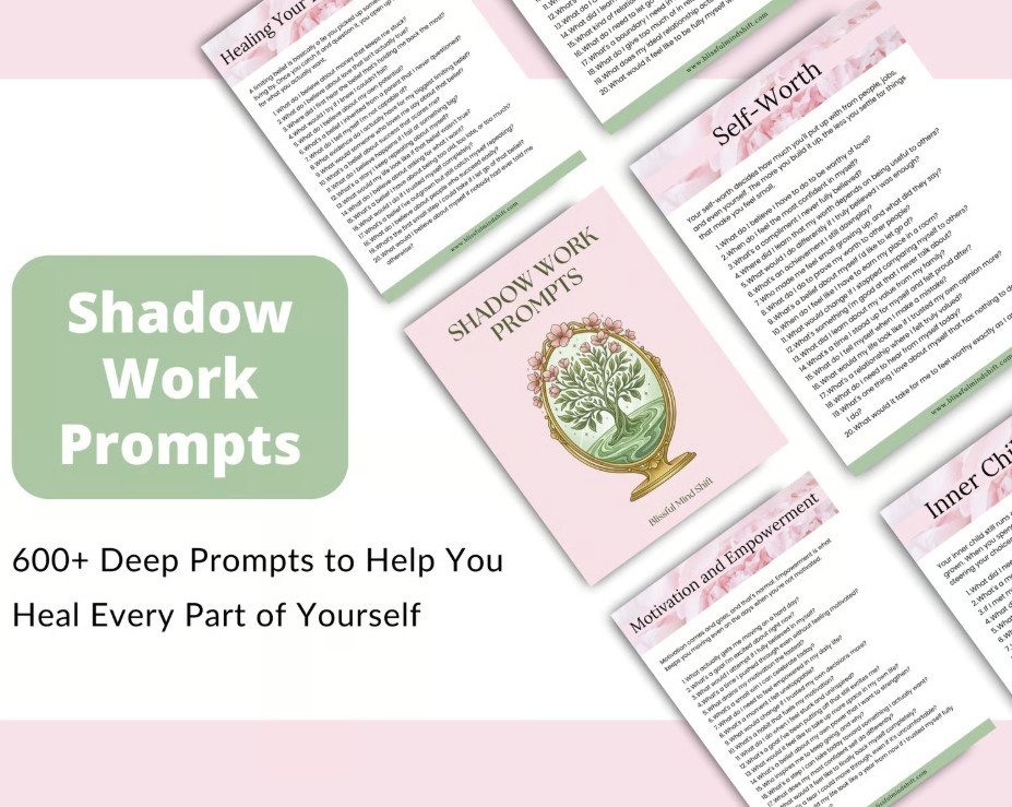 Shadow work prompts - 600+ deep prompts