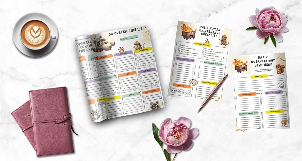 Dumpster Fire Weekly Planner 3