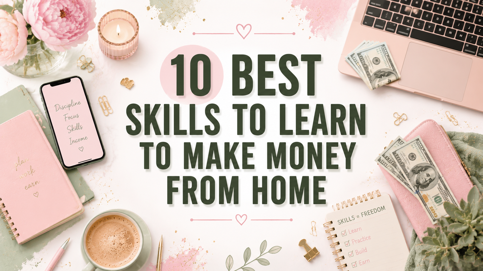 10 Best Skills To Learn To Make Money From Home