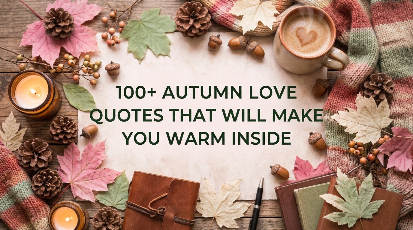 100+ Autumn Love Quotes That Will Make You Warm Inside