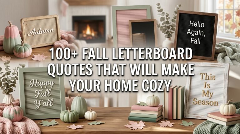 100+ Fall Letterboard Quotes That Will Make Your Home Cozy