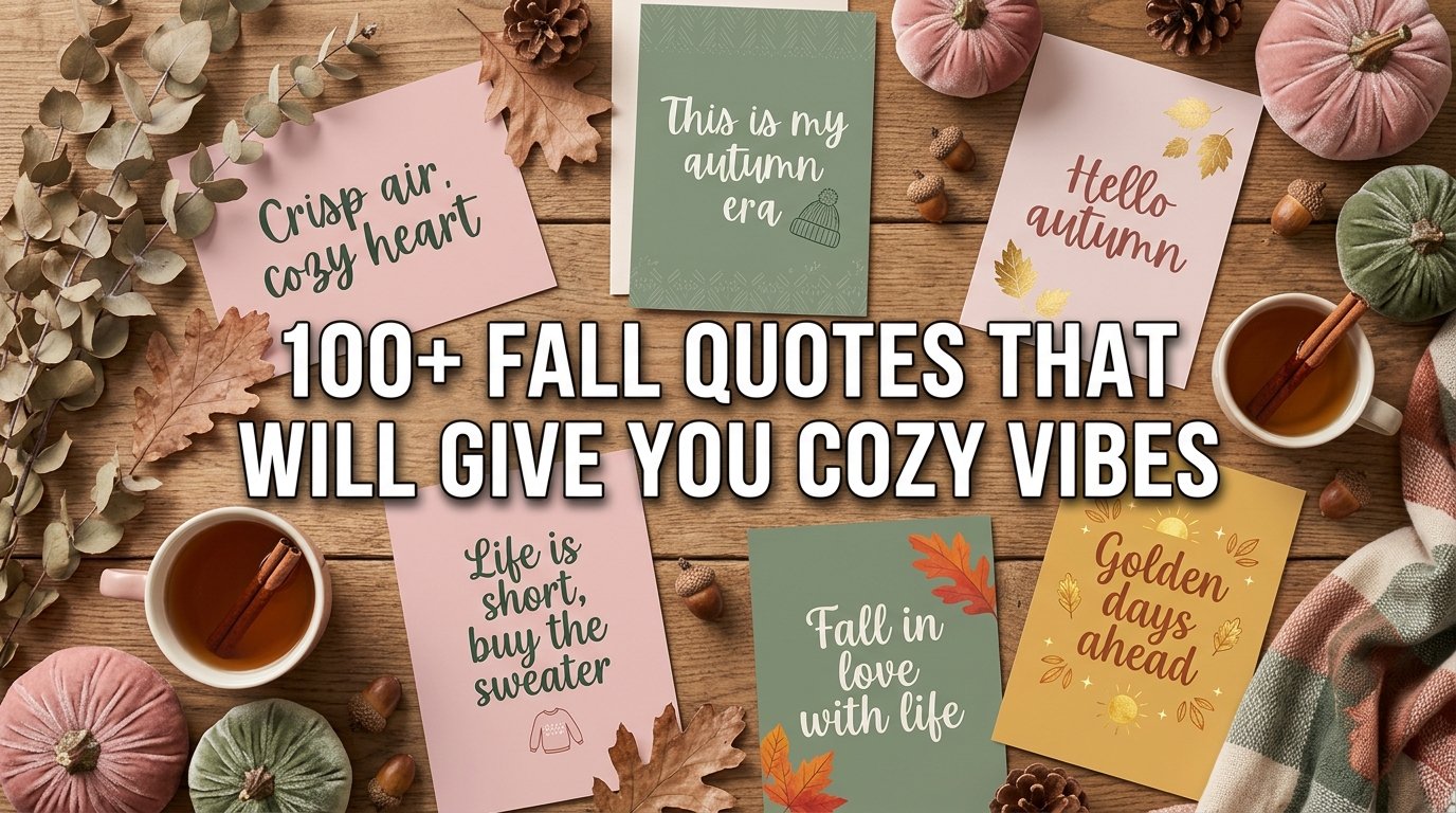 100+ Fall Quotes That Will Give You Cozy Vibes