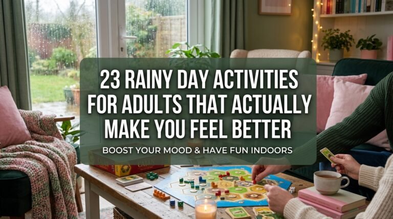 23 Rainy Day Activities for Adults That Actually Make You Feel Better