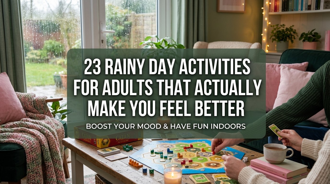 23 Rainy Day Activities for Adults That Actually Make You Feel Better