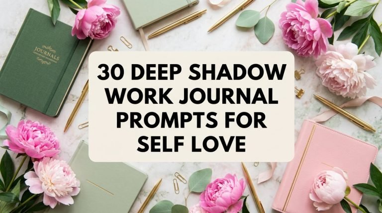 30 Deep Shadow Work Journal Prompts For Self Love