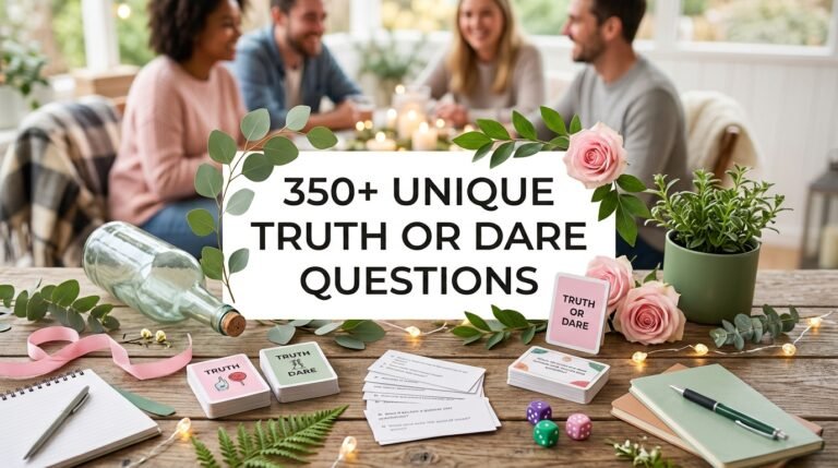 350+ Unique Truth or Dare Questions