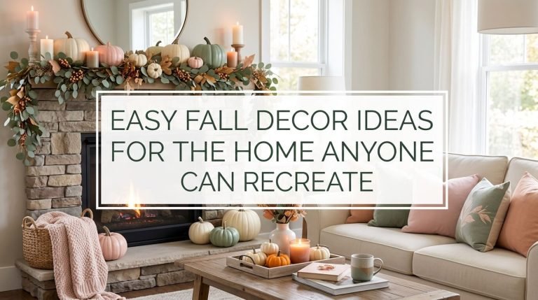 Easy Fall Decor Ideas For The Home Anyone Can Recreate