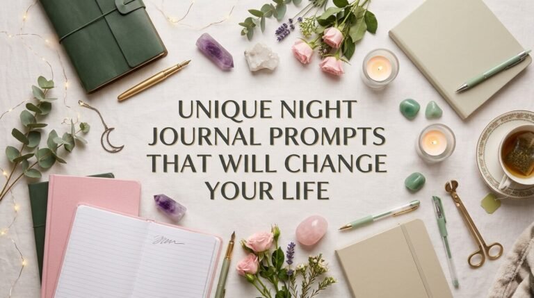Unique Night Journal Prompts That Will Change Your Life