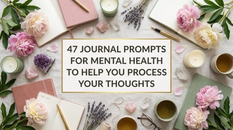 47 Journal Prompts for Mental Health to Help You Process Your Thoughts