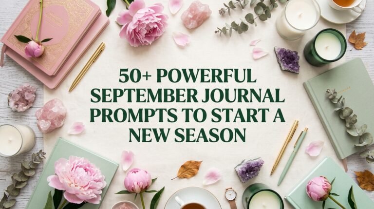 50+ Powerful September Journal Prompts To Start a New Season