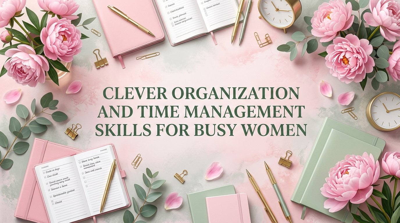 Clever Organization And Time Management Skills For Busy Women