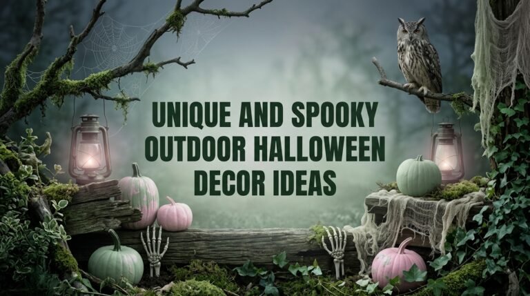 Unique And Spooky Outdoor Halloween Decor Ideas