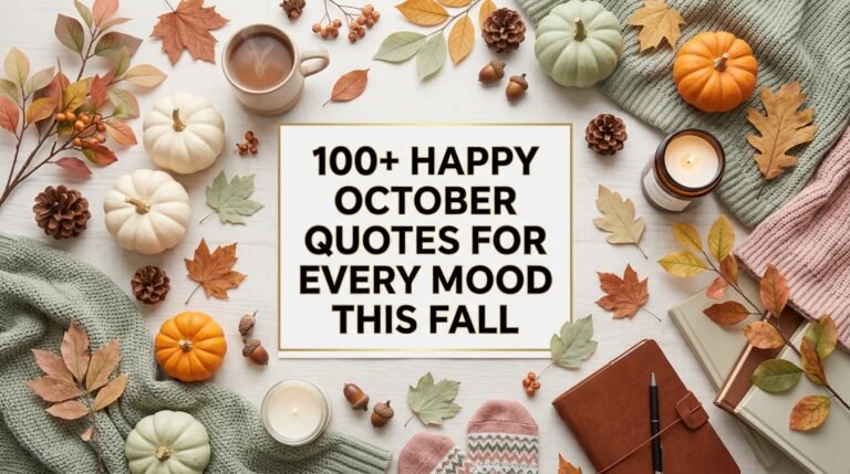 100+ Happy October Quotes For Every Mood This Fall