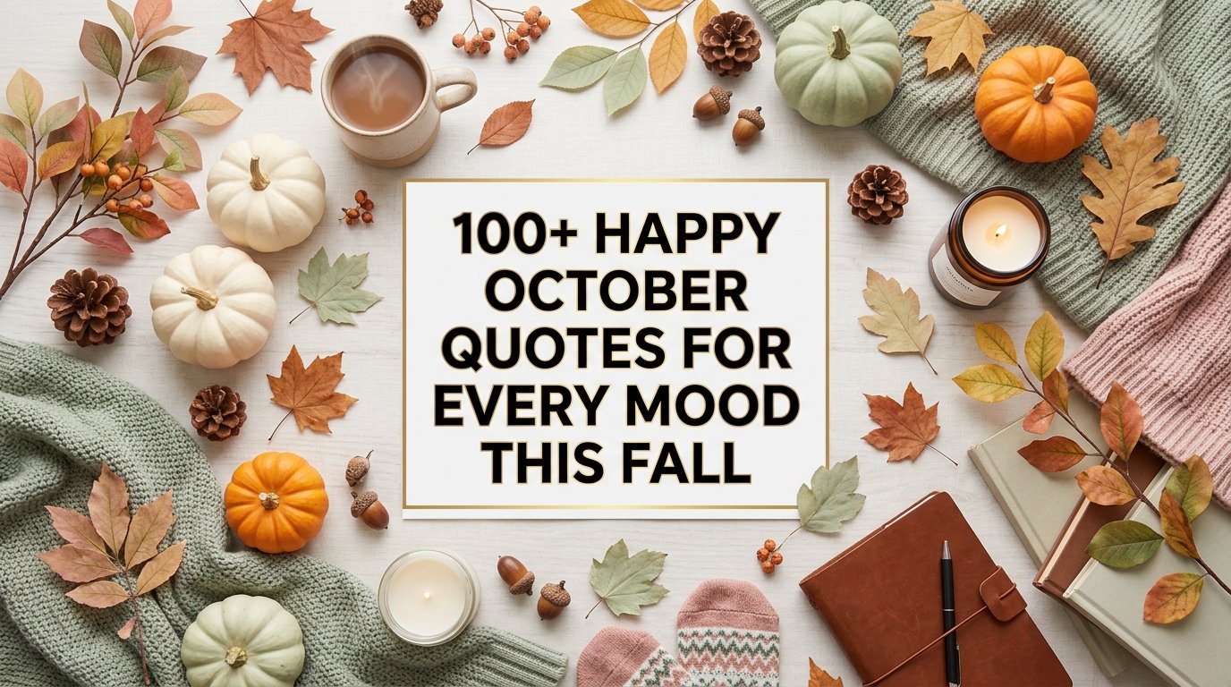 100+ Happy October Quotes For Every Mood This Fall